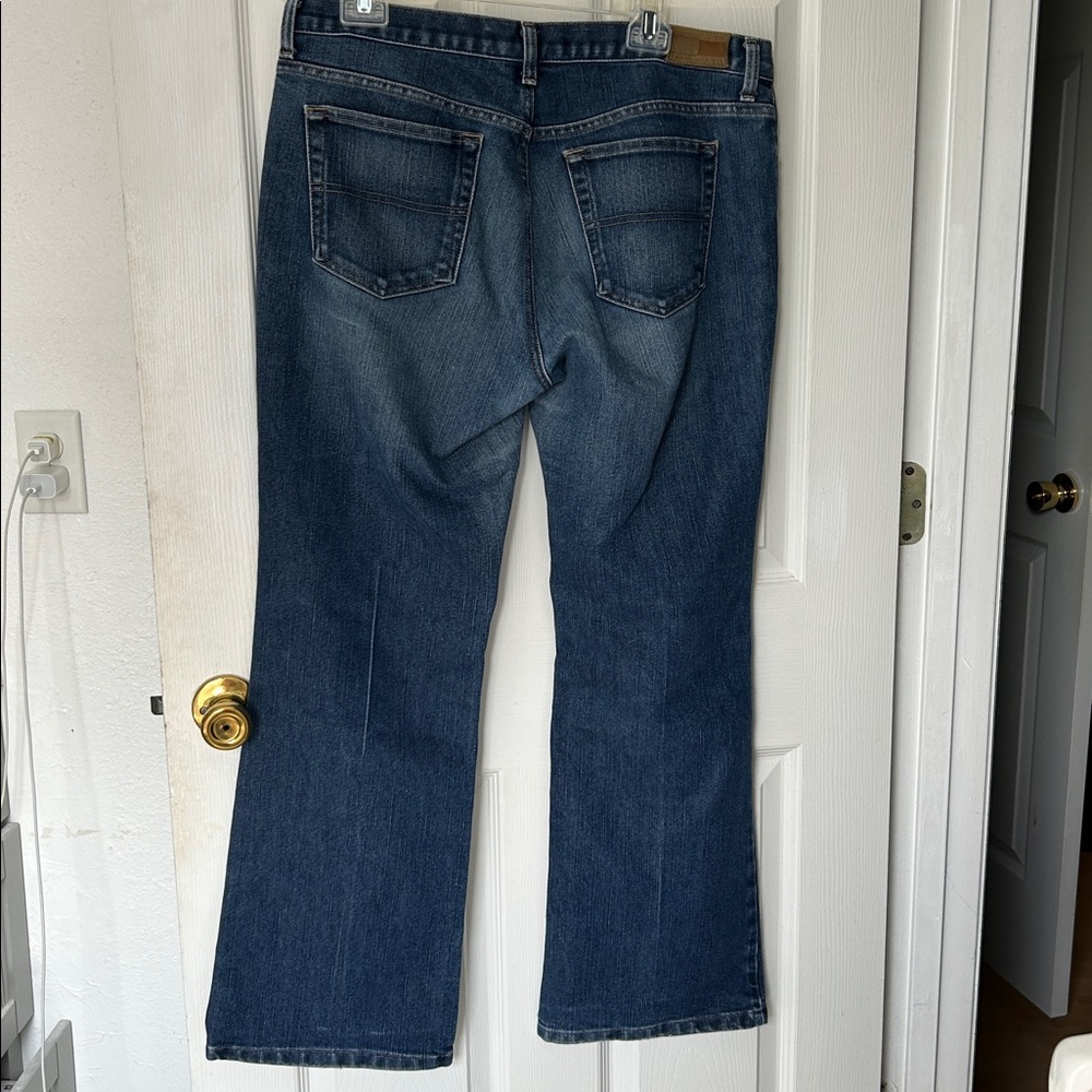 Tommy Hilfiger Low rise Bootcut Jeans classic denim size 14 - Picture 14 of 16